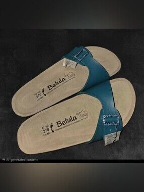 1 pair Betula By Birkenstock Women's Slide Sandals Size W11 M9 New No Box